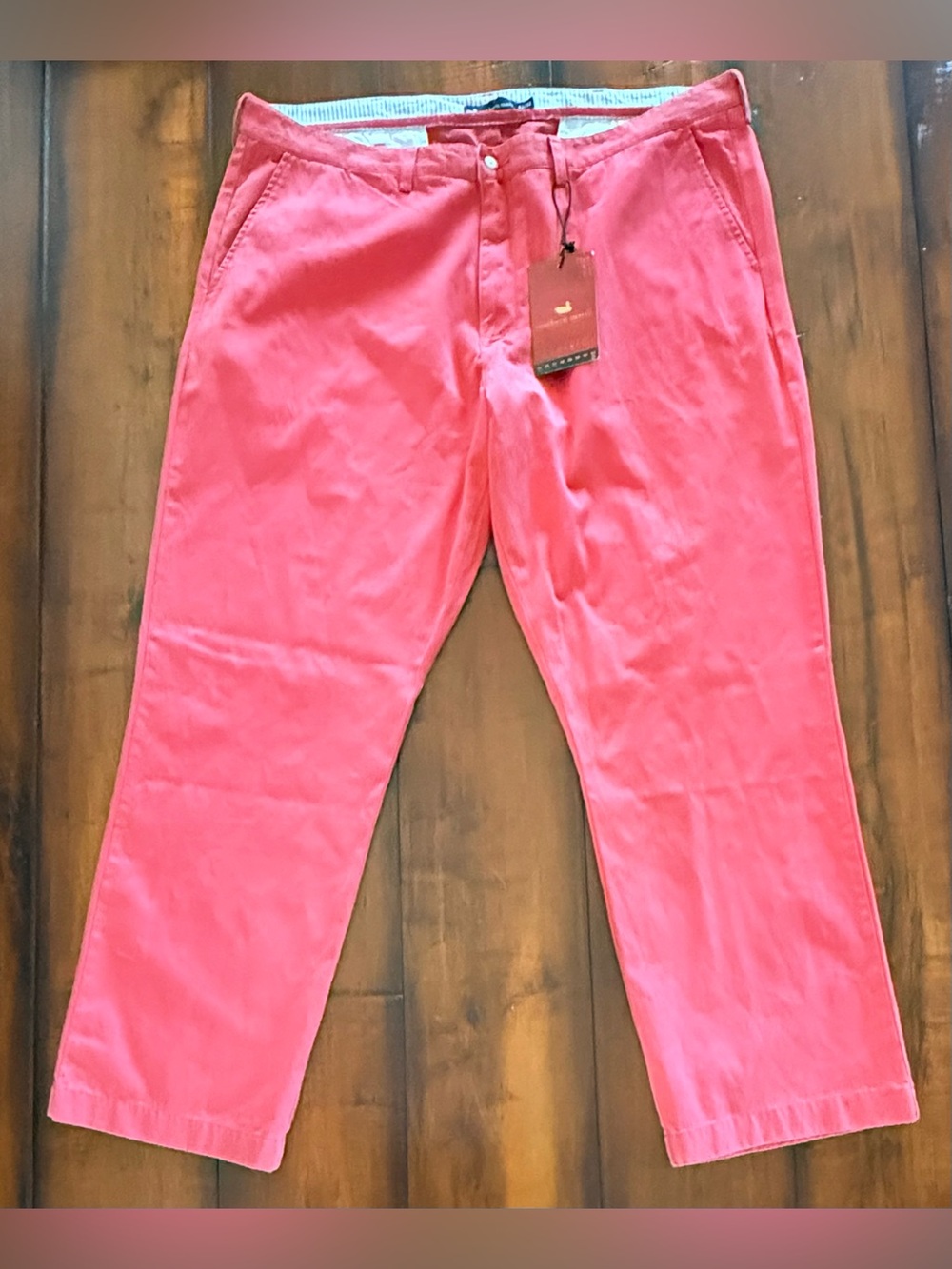 NWT Southern Marsh Men's Coral Pink Chino Pants